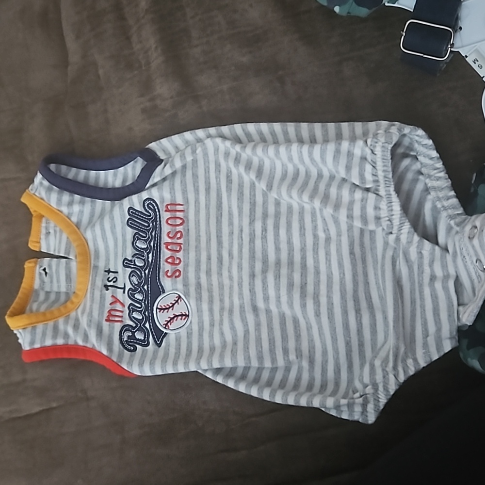 EUC 9m "My 1st Baseball season ⚾️ " Bodysuit